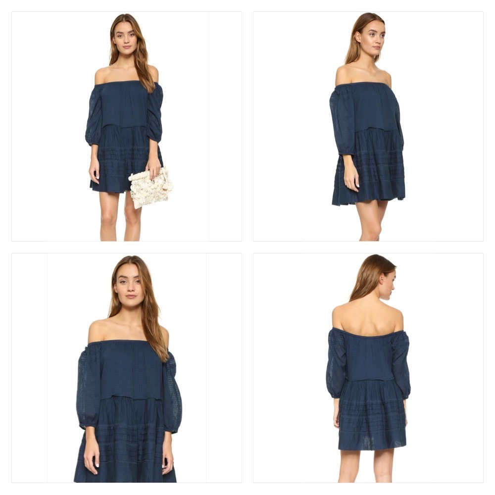 Nwot Free People Candy Shop Off The Shoulder Minidress